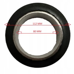 Ekskavatoriaus guminis ritinėlio žiedas didesnis, fi 112mm