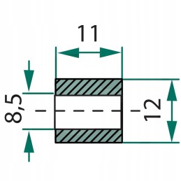 Rousseau mulčeris 8 5x12x11mm 5 200 69