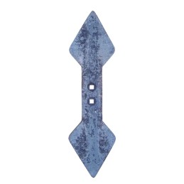 Noragas 440x135x19 mm, apverčiamas, lenktas, 2 skylės
