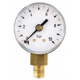 Slėgio matuoklis oe63mm mav 1 0bar apatinė jungtis