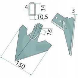 Gesiofoot 150 x 3 mm r409456