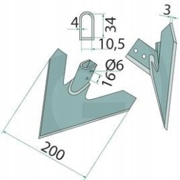 Gesiofoot 200 x 3 mm r409463