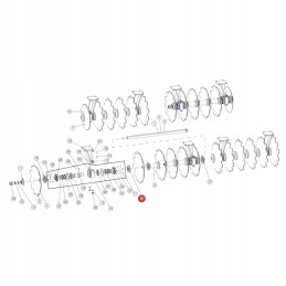 Plokštės dangtis 140mm jungtis 1279 43 105 0 originalus