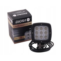 9-LED darbinė lempa, 1300lm, LED tvirtinimas varžtais