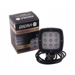 9-LED darbinė lempa, 1300lm, LED tvirtinimas varžtais