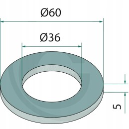 Sėjimo plokštelė 60x5x36mm amazon df118