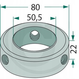 Atraminis žiedas kovai oe 50