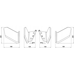 Delta flex blade for kongskilde left ama italian