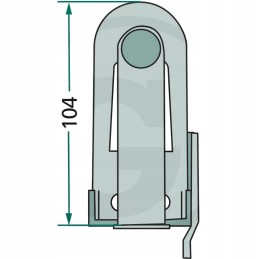 Vidinis guolis 27 5 mm rotacinėms akėčioms