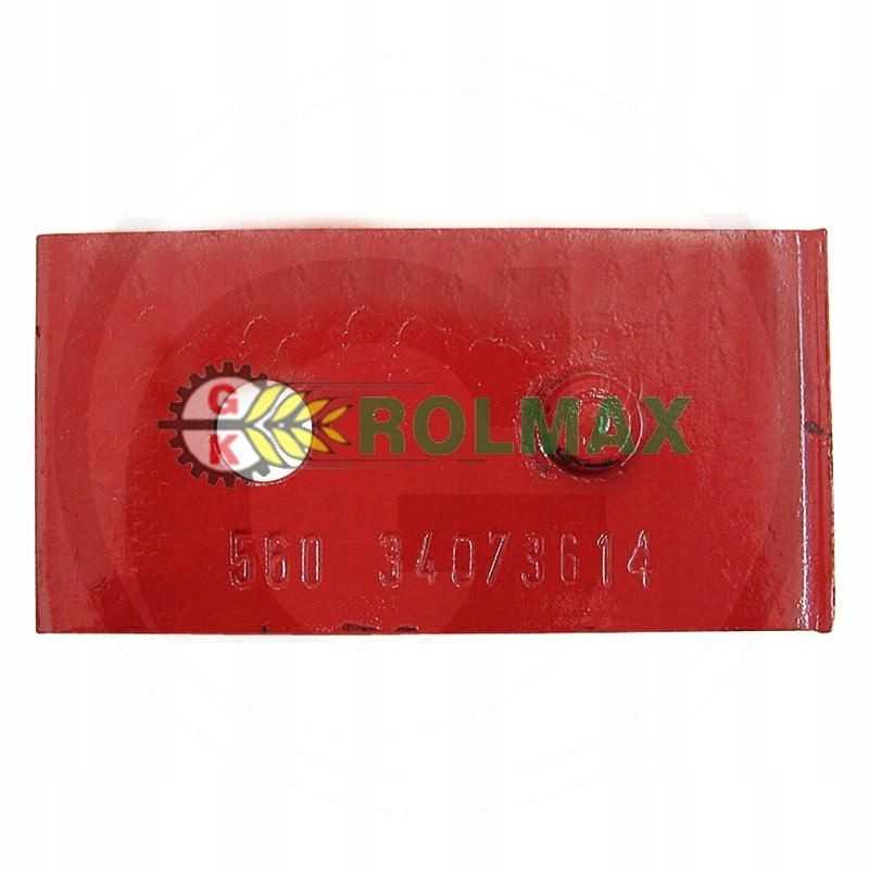 Nupirkta slydimo plokštė kk073614r kverneland
