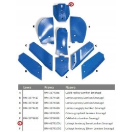 Plūgo plūgo laikiklis 8 mm Lemken Smaragd Vulcan RM 4679