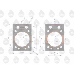 Vario galvutės tarpiklis su silikonu 465051