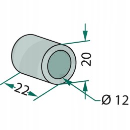 Smulkinis mulčiavimas sma 12x20x22mm