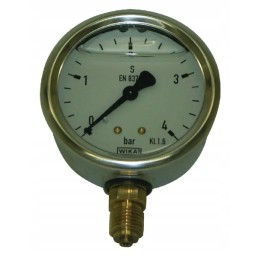 Manometras oe 63 mm 0 4 barų apatinė jungtis 1 4