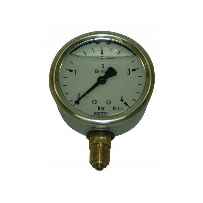 Manometras oe 63 mm 0 4 barų apatinė jungtis 1 4