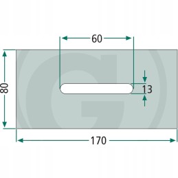 Metalinis grandiklis 5 mm