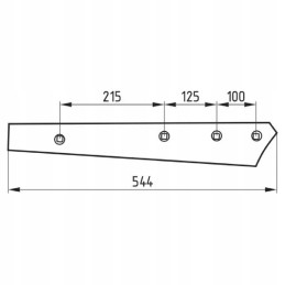 3444010 lentų juosta 1 viršutinė p 544mm