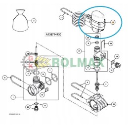 Kverneland VNB3722278 variklio solenoidinis vožtuvas