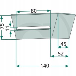 Metalinis grandiklis 5mm