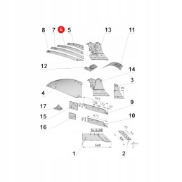 Odklab juostelė xl unia 1127 30 202 0 originali