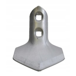 Žąsies pėda 105x8 mm 2 skylės Kongskilde 101000552