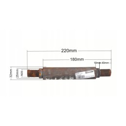 Kultivatoriaus rato ašis kr 138 unia 1417 04 007 0