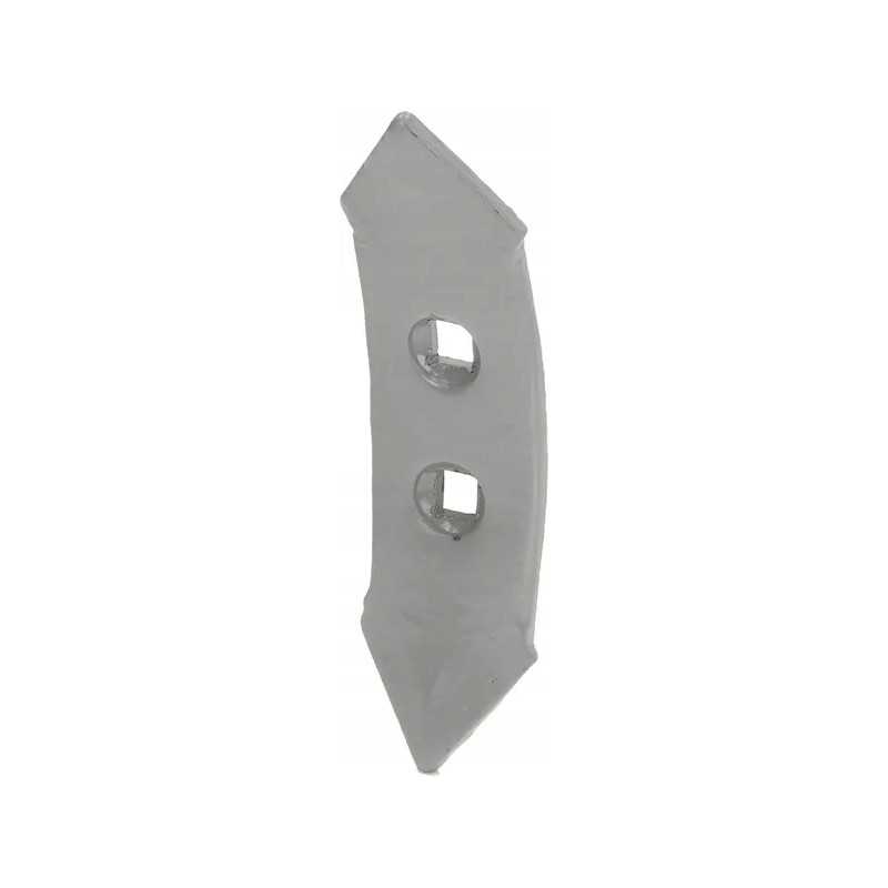 Noragas 490x75x10 mm, apverčiamas, sulenktas, 2 skylės p
