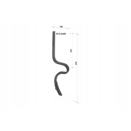 Cp0810 armavimo spyruoklė 32x10x290 mm
