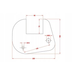 Cp80 dantų laikiklio rėmas 80x80mm