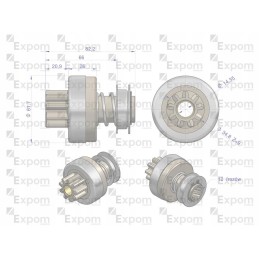 Spark MSX 400 starterio movos mazgas