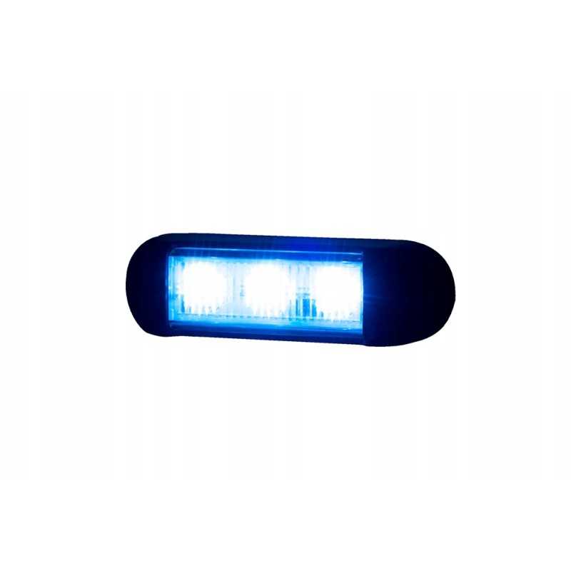 LDO 2676 mėlyna LED įspėjamoji lemputė