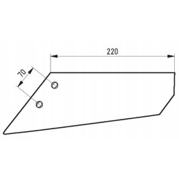 Sulenkta dalis, dešinė 3374420 Lemken 51403374420