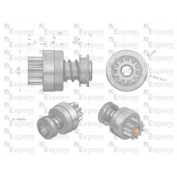Starterio movos mazgas c 330 c 360 exom