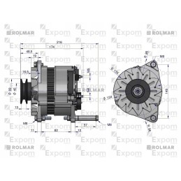 Starterio movos mazgas c 330 c 360 exom