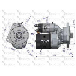 Starterio movos mazgas c 330 c 360 exom