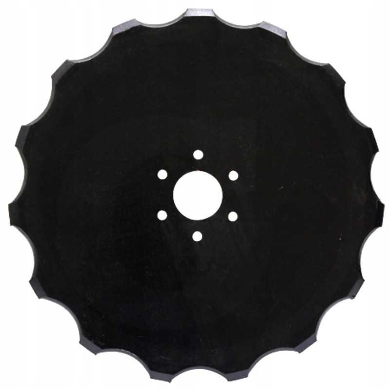 Sėjimo diskas, dantytas oe 350 x 4 mm granitas