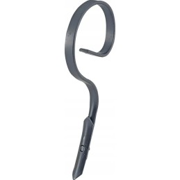 Spyruoklinis noragas 32x10x530 mm tiesus su noragėliais