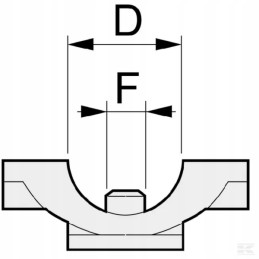 3 krypčių purkštukų laikiklis 20 mm 40127271