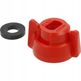 Purkštuko dangtelis 8mm raudonas 40290003p025 rinkinys 25 vnt.