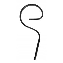 Spyruoklinis noragas 32x12x525 mm tiesus be dalelių