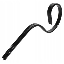 Spyruoklinis noragas 32x12x525 mm tiesus be dalelių