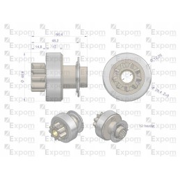 Spark msx 1376 starterio movos mazgas