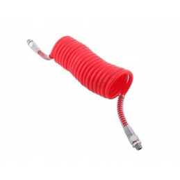Raudonas spiralinis kabelis, gz 16x1 5 6m, Polmo