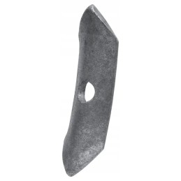Noragas 127x40x6 mm, apverčiamas plokščias, 1 skylė