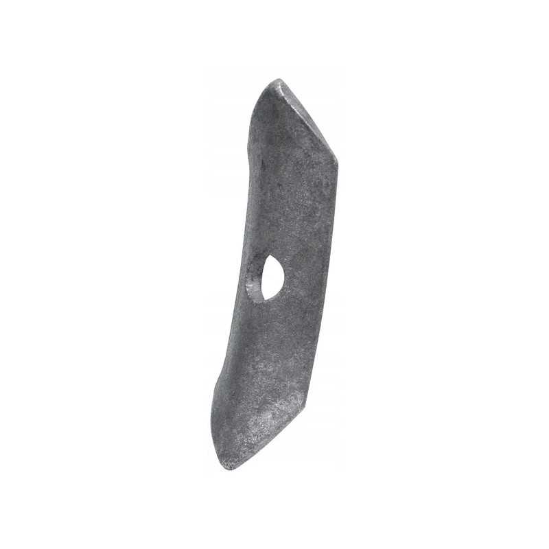 Noragas 127x40x6 mm, apverčiamas plokščias, 1 skylė
