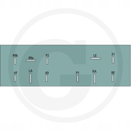 Deutz Fahr Agrotron posūkio signalo pertraukiklis