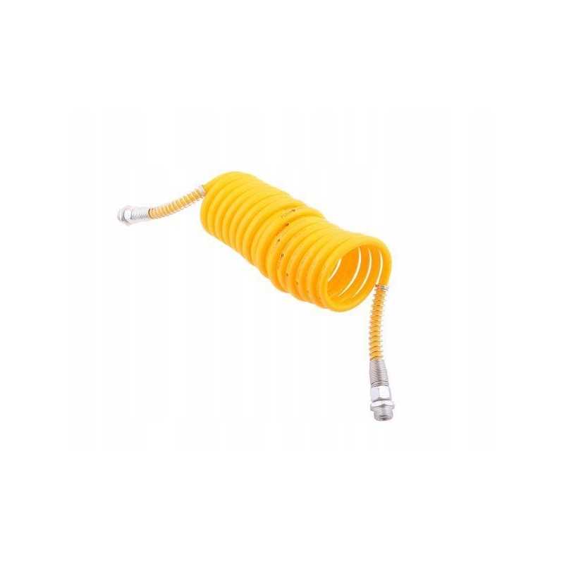 Geltonas spiralinis kabelis 22x1 5 6m Polmo