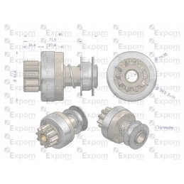 Starterio movos mazgas r 11h 863 700 0ex e