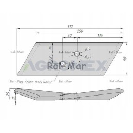 Apverčiamas kaltas, dešinysis viršelis, boro plienas