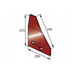 031194d peilio pjūvis, dešinė slydimas